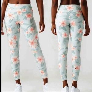 Glyder High Power Tropical Bloom Leggings full length M